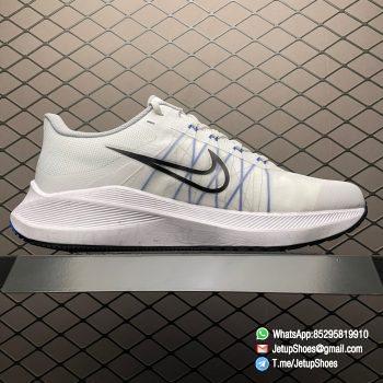 Nike Air Zoom Winflo 8 Running Shoes Misty Gray Blue SKU CW3419 008 2