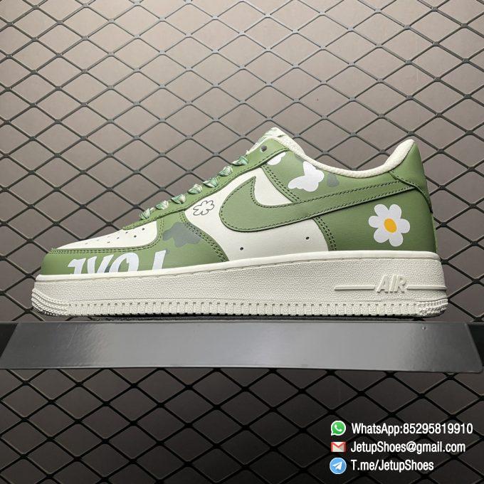 RepSneaker Nike Air Force 1 07 SKU CW2288 662 Olive Green Theme Best Rep Sneakers 01