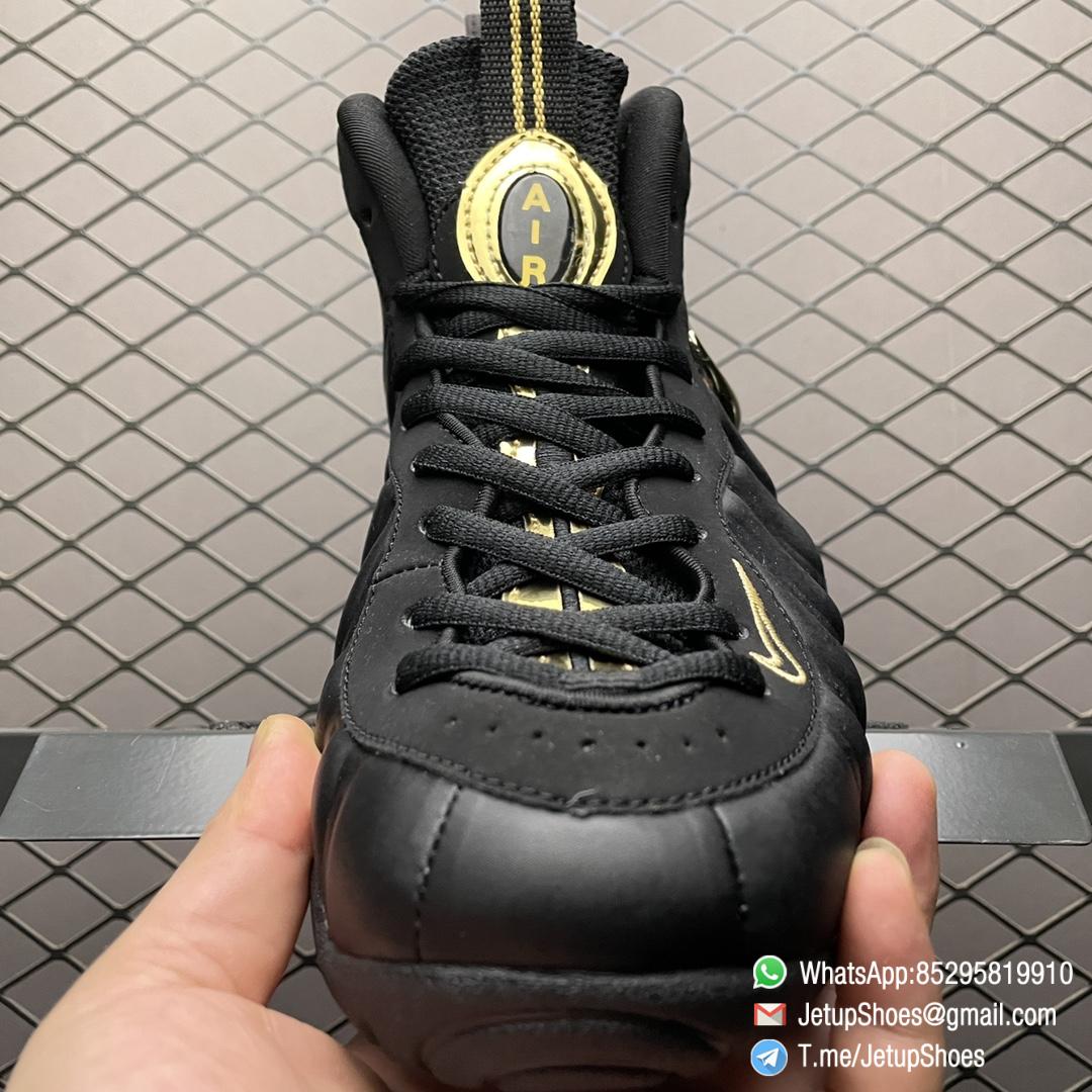 RepSneakers Air Foamposite Pro Black Metallic Gold Basketball Shoes SKU 624041 009 3