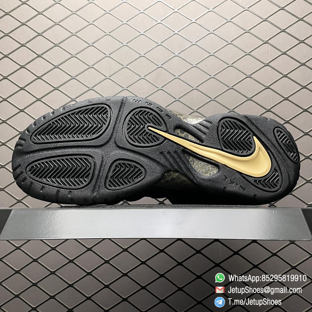 RepSneakers Air Foamposite Pro Black Metallic Gold Basketball Shoes SKU 624041 009 9