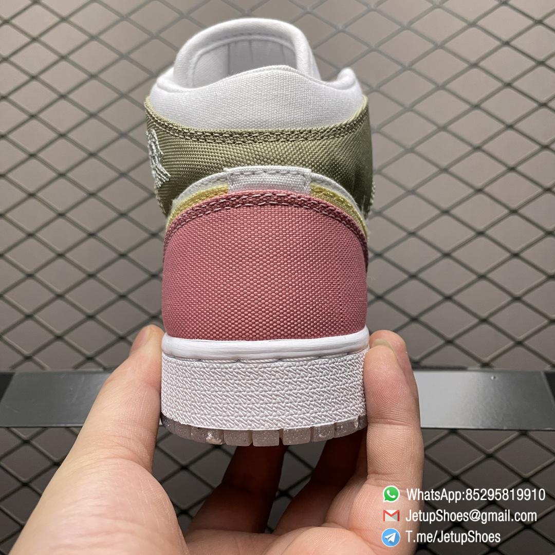 RepSneakers Air Jordan 1 Mid SE GS Pastel Grind SKU DJ0338 100 4