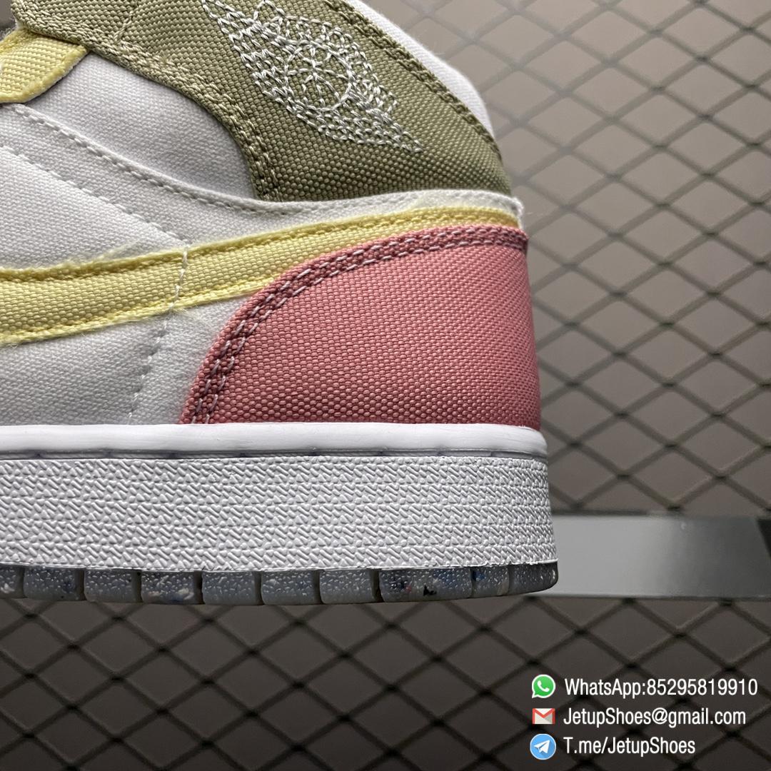 RepSneakers Air Jordan 1 Mid SE GS Pastel Grind SKU DJ0338 100 6