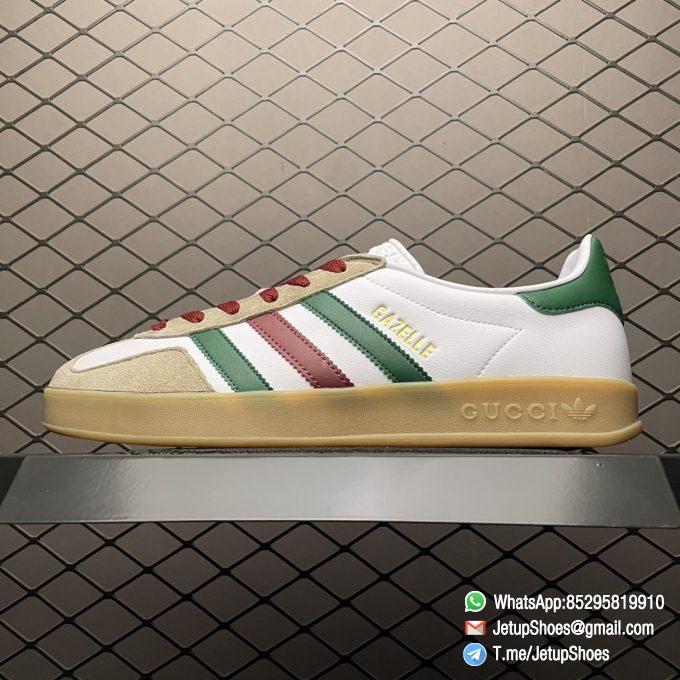 RepSneakers Gucci x Adidas Gazelle Brown Green Living Shoes Top Quality RepSnkrs 1