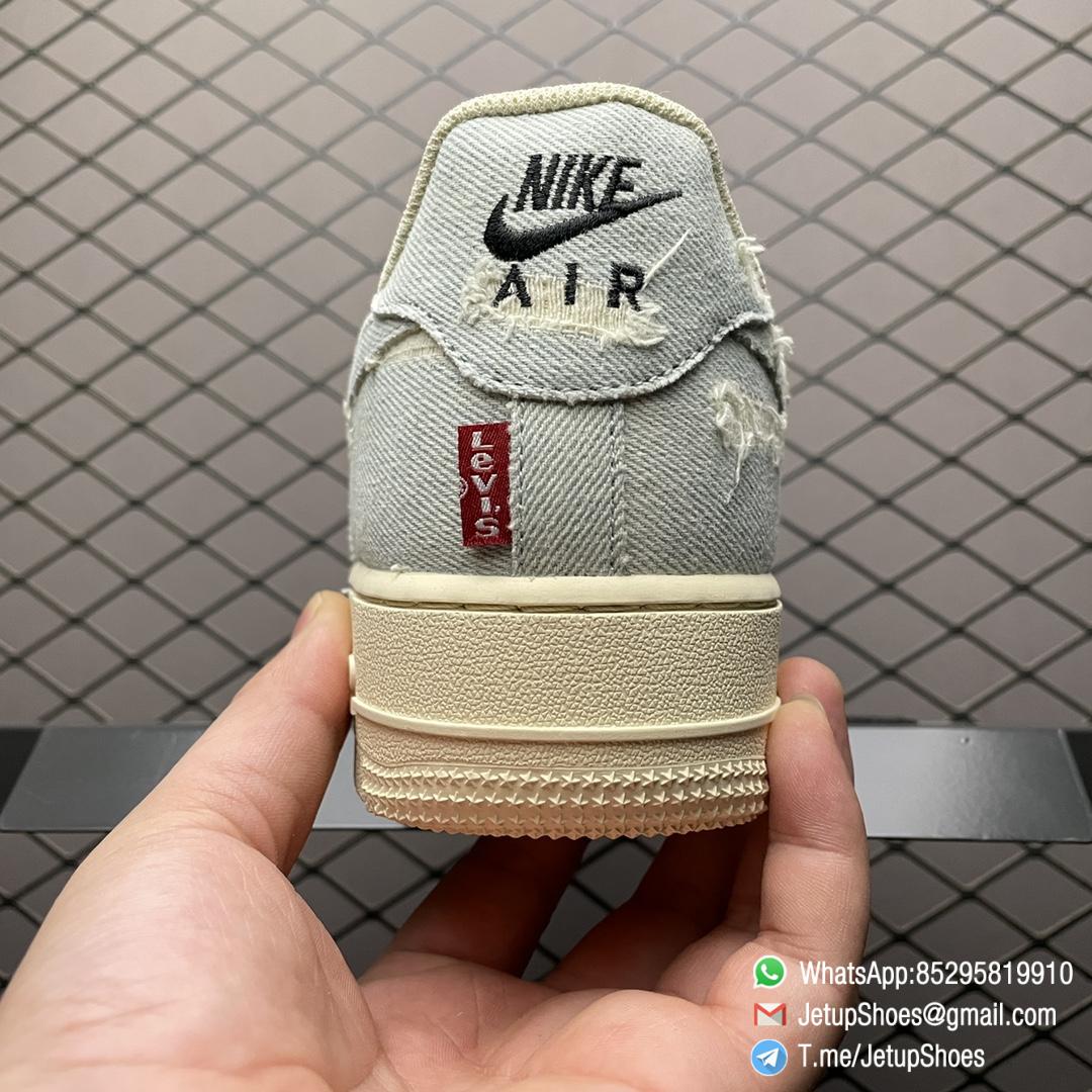 RepSneakers Levis x Nike Air Force 107 Beige Blue Sail SKU VI6396 158 4