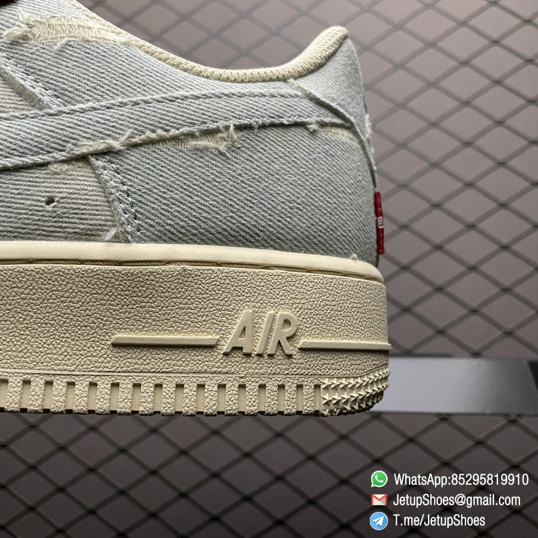 RepSneakers Levis x Nike Air Force 107 Beige Blue Sail SKU VI6396 158 6