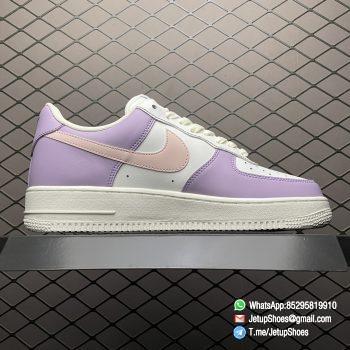 RepSneakers Nike Air Force 1 07 Beige Purple 3M Reflect NFC SKU DQ6810 286 2