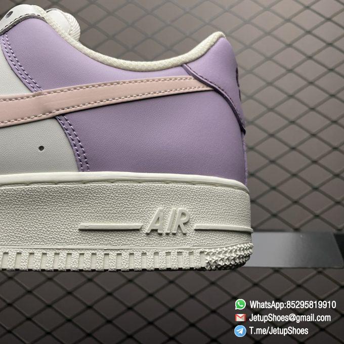 RepSneakers Nike Air Force 1 07 Beige Purple 3M Reflect NFC SKU DQ6810 286 6