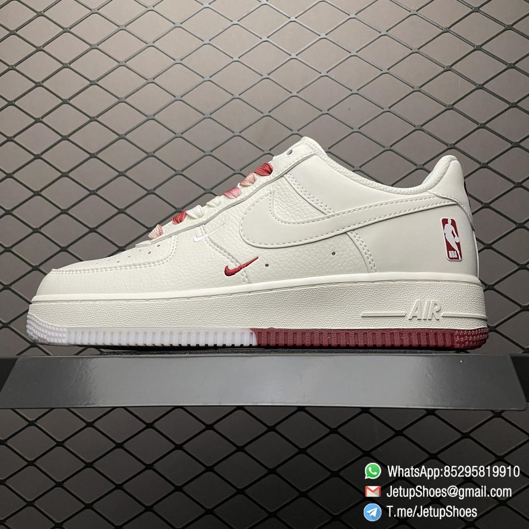 RepSneakers Nike Air Force 1 07 SU19 Beige Red NBA SKU NB8969 123 Top Quality SNKRS 1