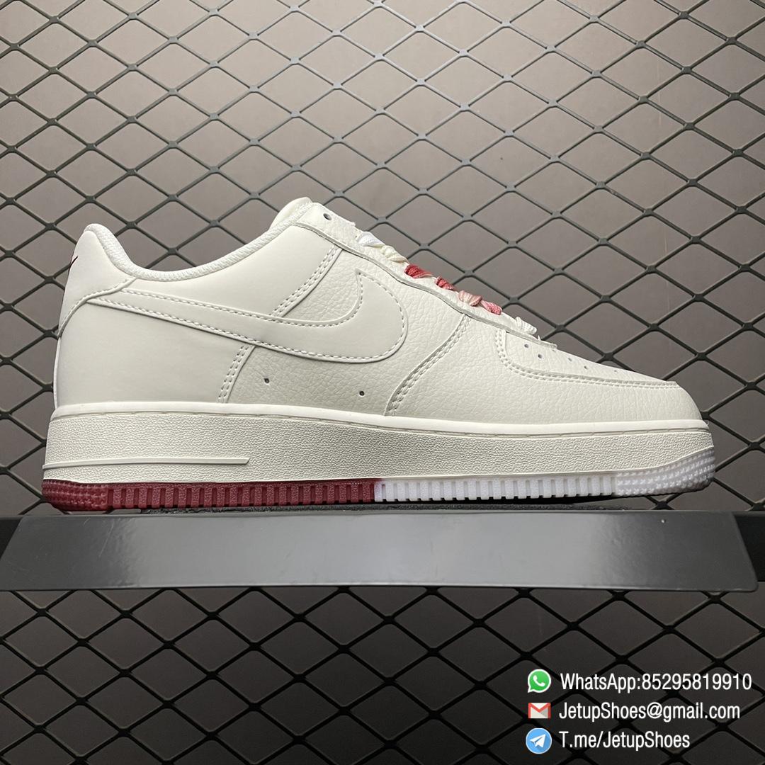 RepSneakers Nike Air Force 1 07 SU19 Beige Red NBA SKU NB8969 123 Top Quality SNKRS 2