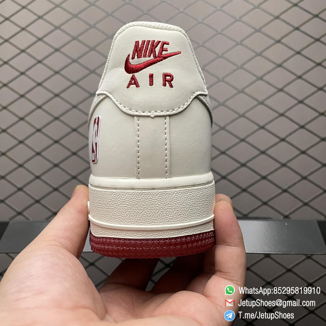 RepSneakers Nike Air Force 1 07 SU19 Beige Red NBA SKU NB8969 123 Top Quality SNKRS 4