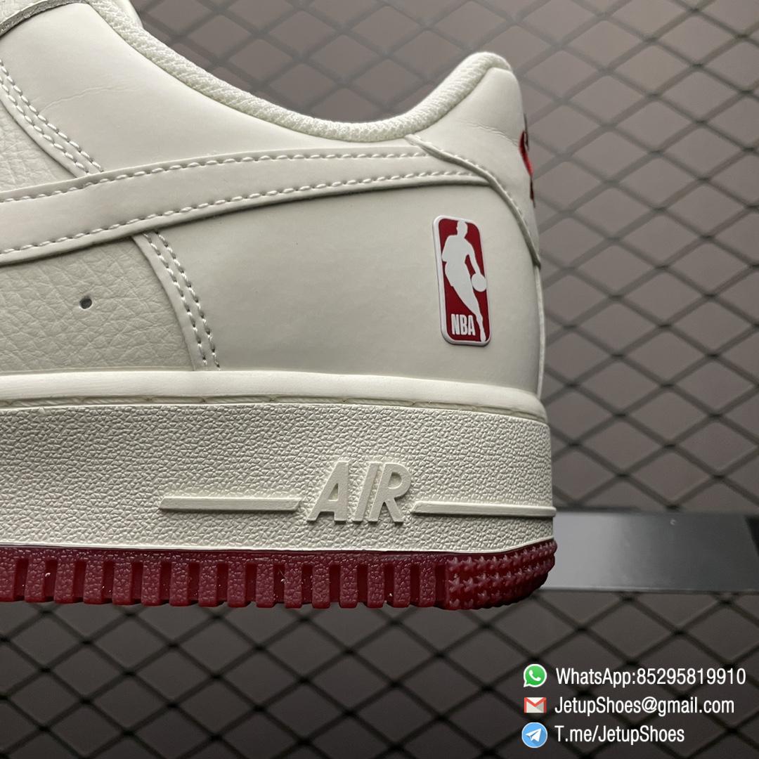 RepSneakers Nike Air Force 1 07 SU19 Beige Red NBA SKU NB8969 123 Top Quality SNKRS 6