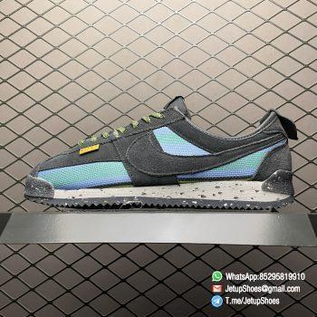 RepSneakers Union x Nike Cortez 50th Anniversary Running Shoes Black Blue SKU DR1413 001 1