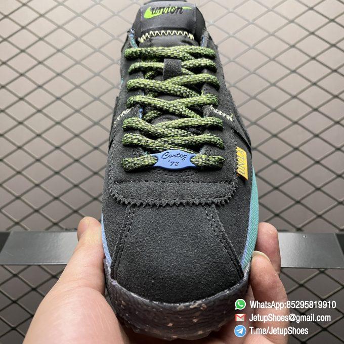 RepSneakers Union x Nike Cortez 50th Anniversary Running Shoes Black Blue SKU DR1413 001 3