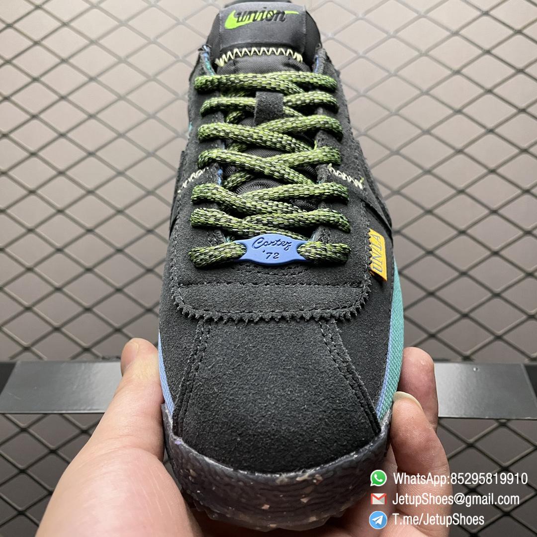 RepSneakers Union x Nike Cortez 50th Anniversary Running Shoes Black Blue SKU DR1413 001 3