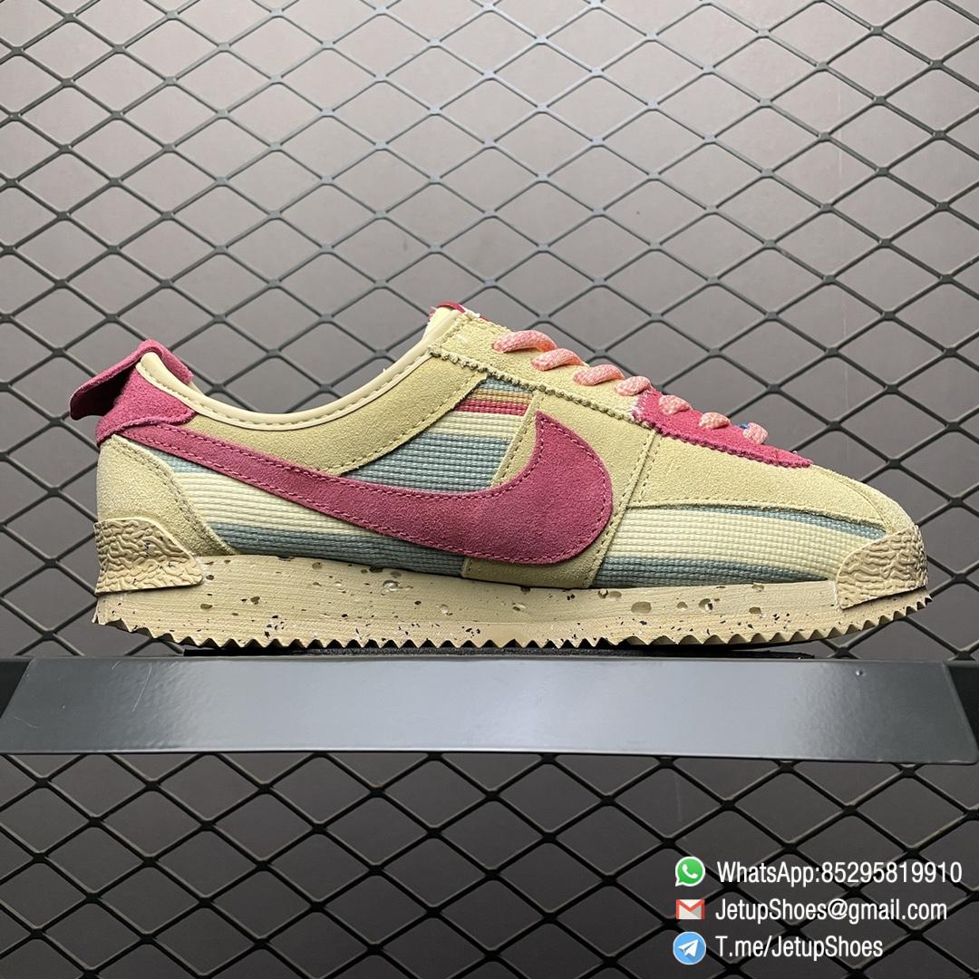 RepSneakers Union x Nike Cortez 50th Anniversary Running Shoes Brown Wine Red SKU DR1413 200 2