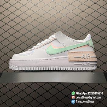 RepSneakers Womens Air Force 1 Shadow White Atmosphere Mint SKU CI0919 117 1