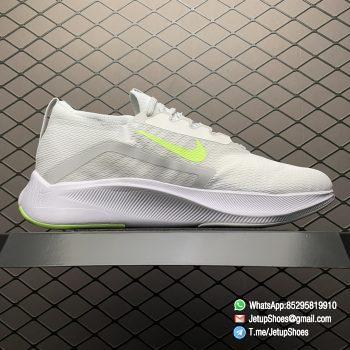 RepSneakers Zoom Fly 4 White Imperial Blue Lime Glow SKU CT2392 100 High Quality Replica Shoes 02