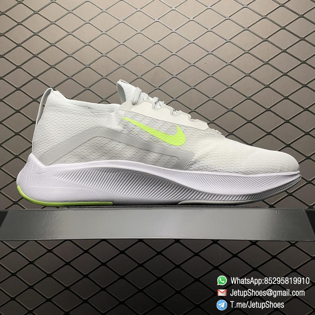 RepSneakers Zoom Fly 4 White Imperial Blue Lime Glow SKU CT2392 100 High Quality Replica Shoes 02
