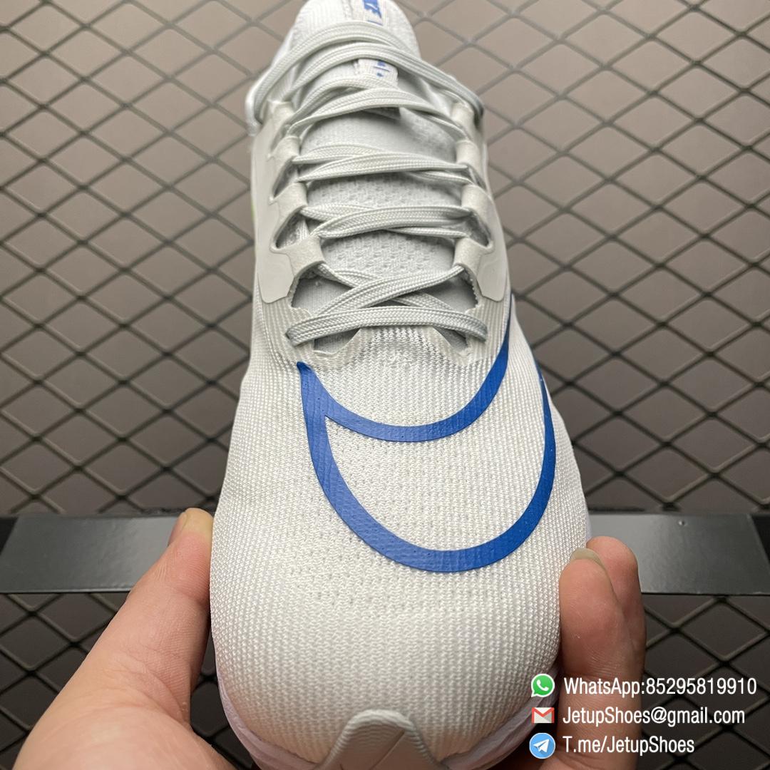 RepSneakers Zoom Fly 4 White Imperial Blue Lime Glow SKU CT2392 100 High Quality Replica Shoes 03