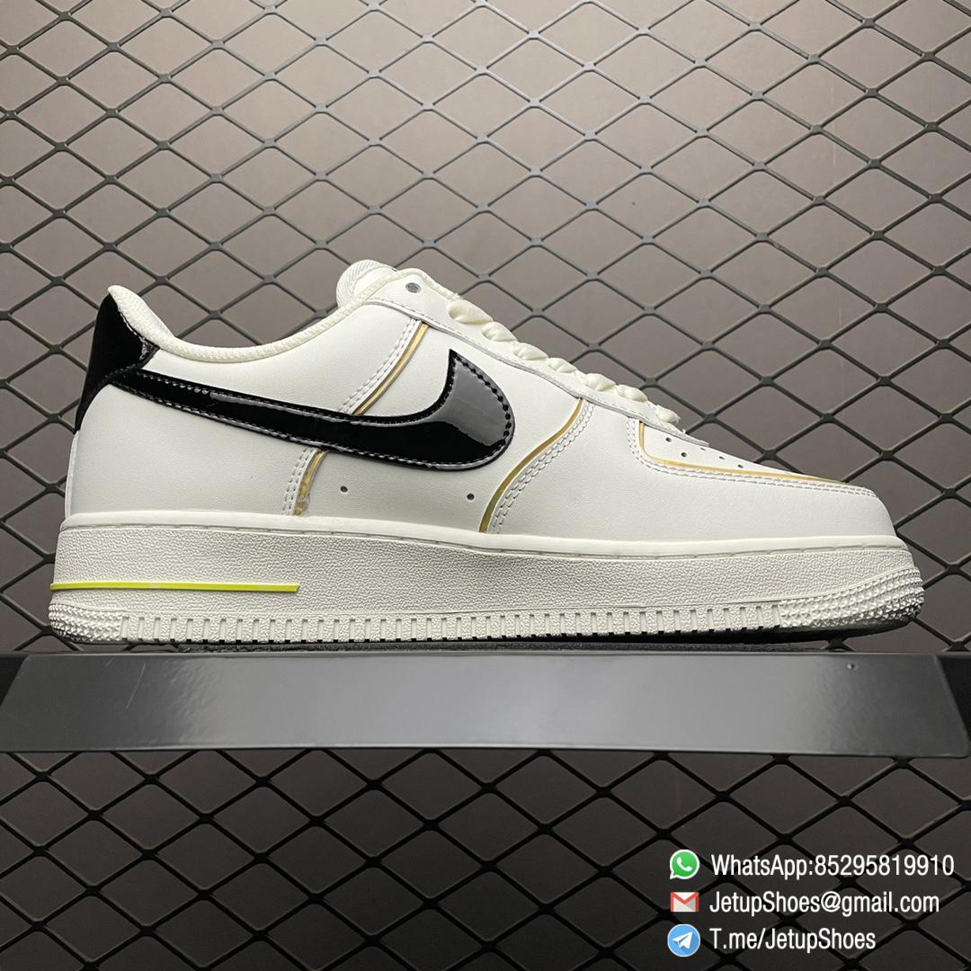 Replica Air Force 1 07 Beige Gold Gradeient Sneakers SKU ZX9856 599 2