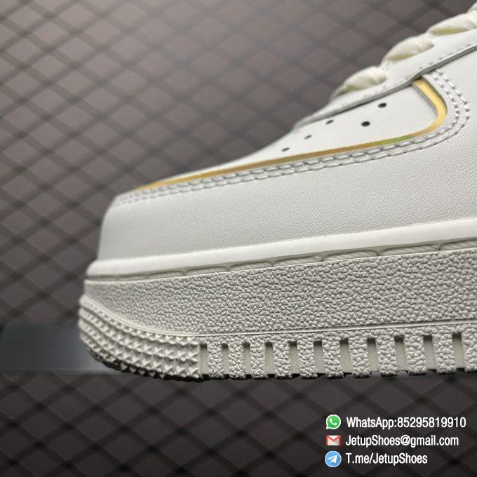 Replica Air Force 1 07 Beige Gold Gradeient Sneakers SKU ZX9856 599 5