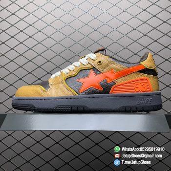 Replica Bape Sk8 Sta Black Skateboarding Shoes SKU 1H80191021 BLK 1