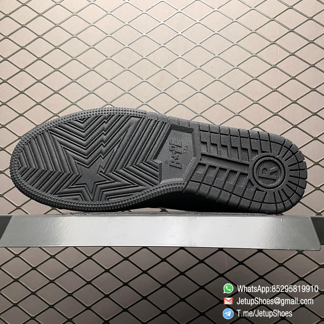 Replica Bape Sk8 Sta Black Skateboarding Shoes SKU 1H80191021 BLK 9 Replica Bape Sk8 Sta Black Skateboarding Shoes SKU 1H80191021 BLK 9
