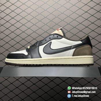 Replica Travis Scott x Air Jordan 1 Low Dark Mocha Top Quality AJ1 Sneakers 1