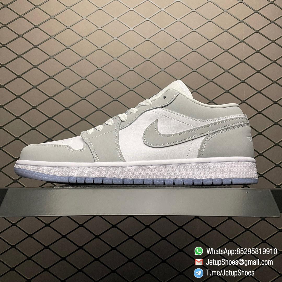 Top Clone Air Jordan 1 Low White Wolf Grey SKU DC0774 105 1 Top Clone Air Jordan 1 Low White Wolf Grey SKU DC0774 105 1