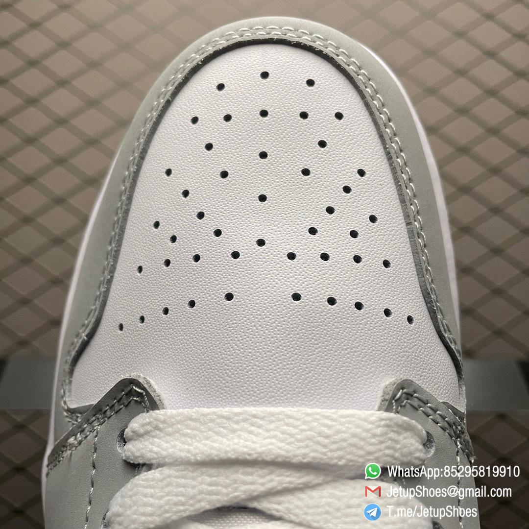 Top Clone Air Jordan 1 Low White Wolf Grey SKU DC0774 105 7 Top Clone Air Jordan 1 Low White Wolf Grey SKU DC0774 105 7