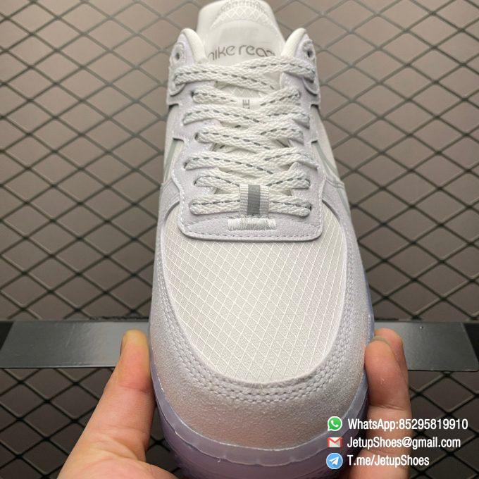 Top Quality Clone Air Force 1 React QS White Ice SKU CQ8879 100 RepSneakers 3