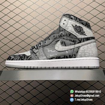 Top Replica Air Jordan 1 High OG Rebellionaire Sneakers SKU 555088 036 1