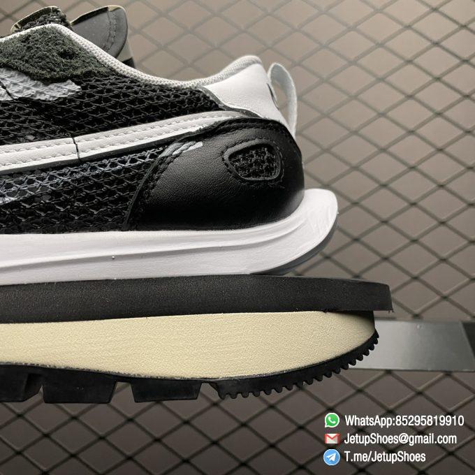 Top Replica Sacai x VaporWaffle Black White Sneakers SKU CV1363 001 Quality Same as Original 6