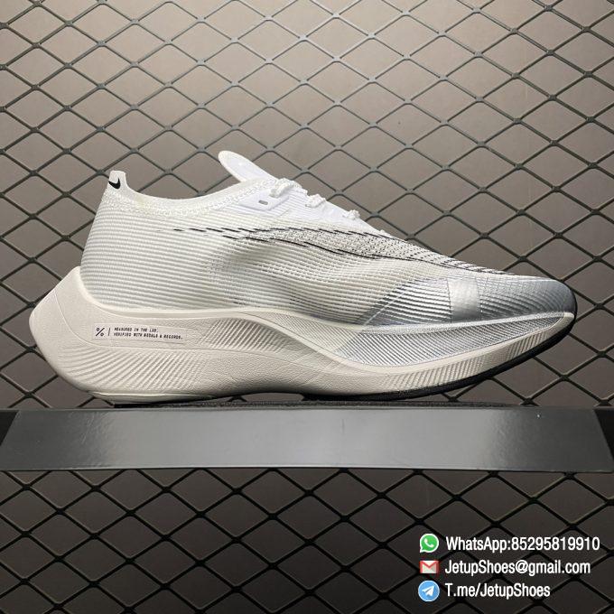 Top Replica ZoomX Vaporfly NEXT 2 White Metallic Silver Running Shoes SKU CU4111 100 2