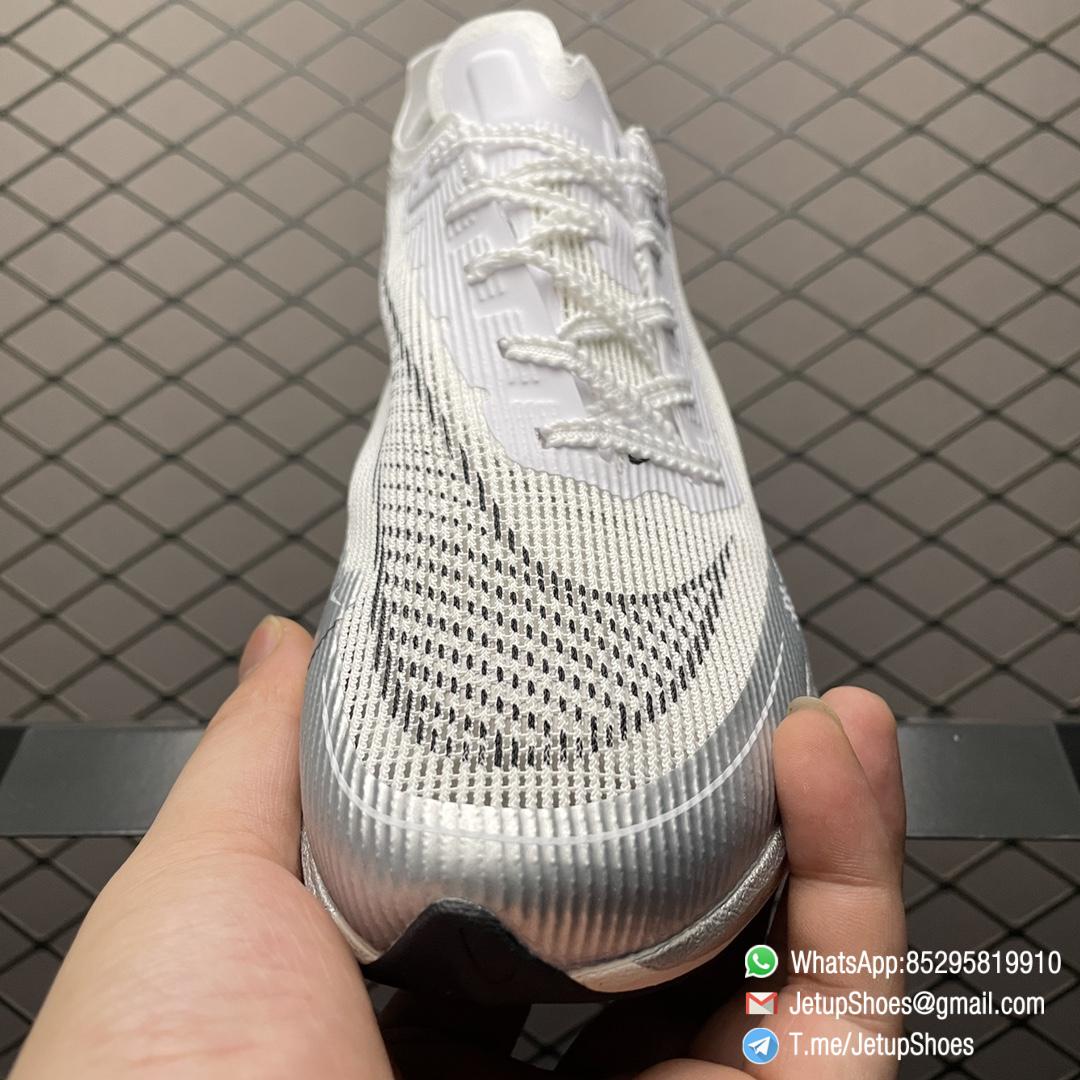 Top Replica ZoomX Vaporfly NEXT 2 White Metallic Silver Running Shoes SKU CU4111 100 3