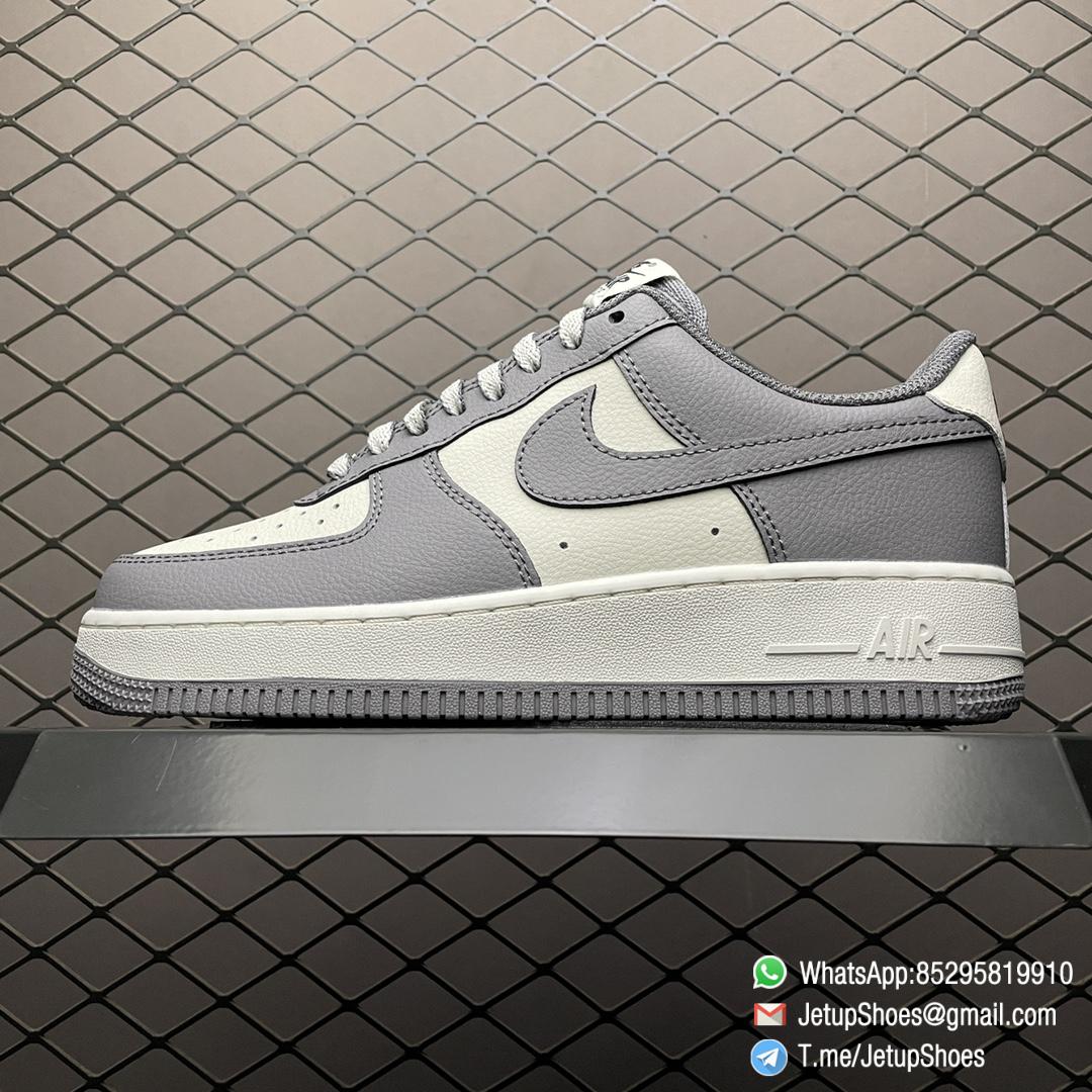 Best Rep Air Force 1 07 Beige Smoke Grey Upper Sneakers SKU DY2351 100 Rep SNKRS 1