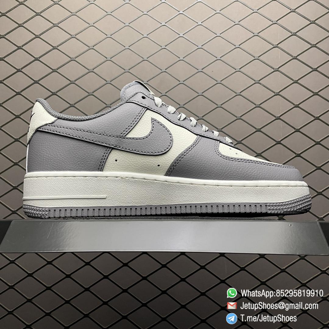 Best Rep Air Force 1 07 Beige Smoke Grey Upper Sneakers SKU DY2351 100 Rep SNKRS 2