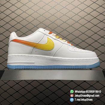 Best Rep Nike Air Force 107 Low Orange Yellow Gradient Swoosh SKU NJ5696 789 RepSnkrs 2