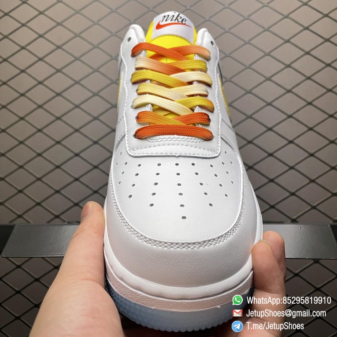 Best Rep Nike Air Force 107 Low Orange Yellow Gradient Swoosh SKU NJ5696 789 RepSnkrs 3