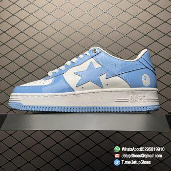 Best Replica Bape Sk8 Sta Low Blue White Sneakers SKU 191001MH Top Clone Rep SNKRS 1