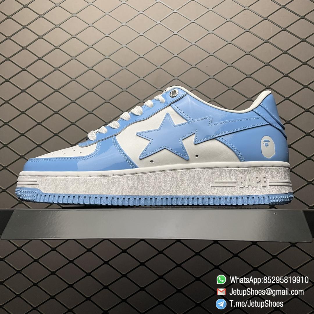 Best Replica Bape Sk8 Sta Low Blue White Sneakers SKU 191001MH Top Clone Rep SNKRS 1