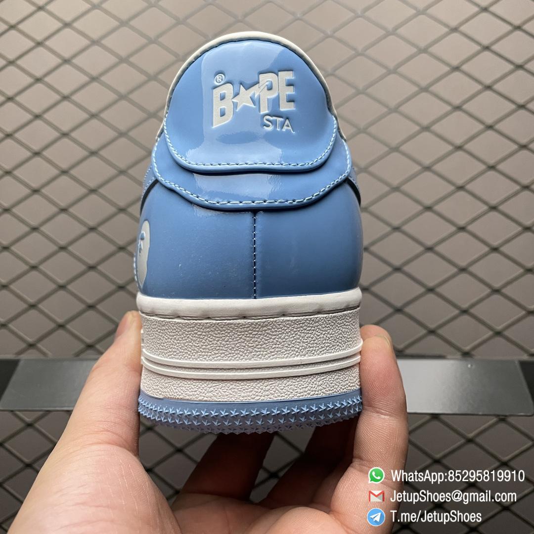 Best Replica Bape Sk8 Sta Low Blue White Sneakers SKU 191001MH Top Clone Rep SNKRS 4