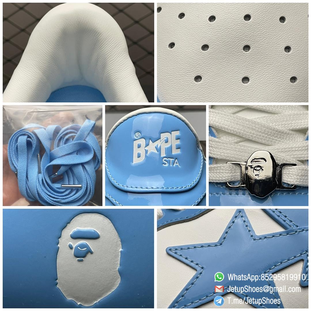 Best Replica Bape Sk8 Sta Low Blue White Sneakers SKU 191001MH Top Clone Rep SNKRS 9 Best Replica Bape Sk8 Sta Low Blue White Sneakers SKU 191001MH Top Clone Rep SNKRS 9