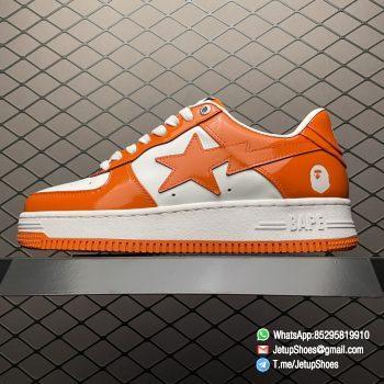 Best Replica Bape Sneakers Sk8 Sta Low Orange SKU 1H70191001 Top Clone Rep SNKRS 1