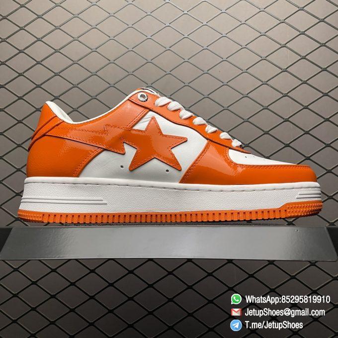 Best Replica Bape Sneakers Sk8 Sta Low Orange SKU 1H70191001 Top Clone Rep SNKRS 2