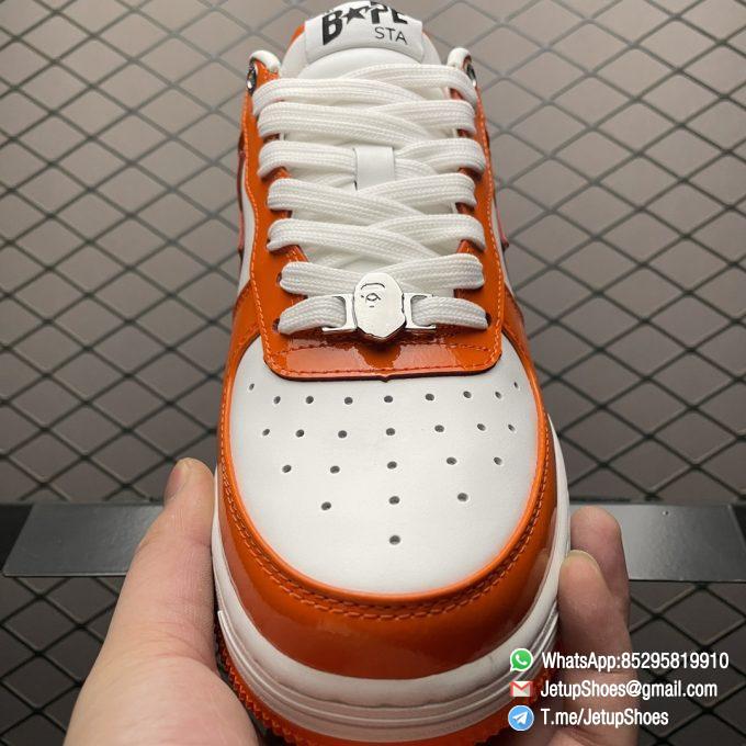 Best Replica Bape Sneakers Sk8 Sta Low Orange SKU 1H70191001 Top Clone Rep SNKRS 3
