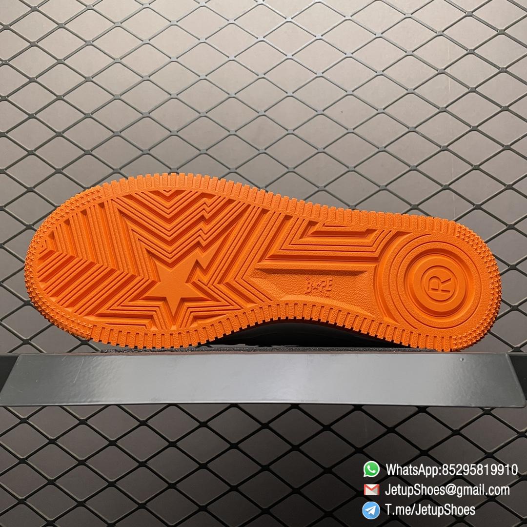 Best Replica Bape Sneakers Sk8 Sta Low Orange SKU 1H70191001 Top Clone Rep SNKRS 8