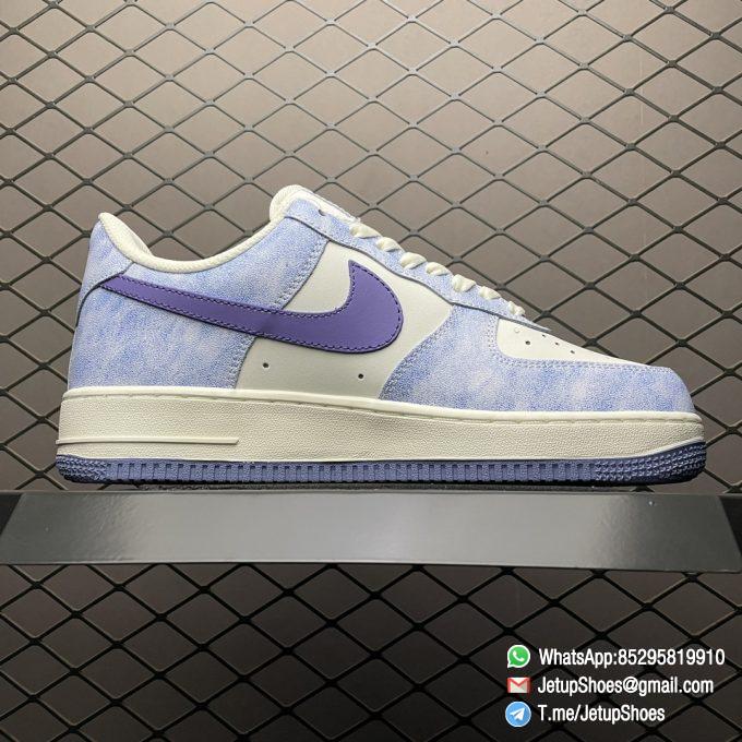 RepSneakers AF1 Air Force 1 07 Purple Beige Blue Sneakers SKU GK9978 022 Best SNKRS 2