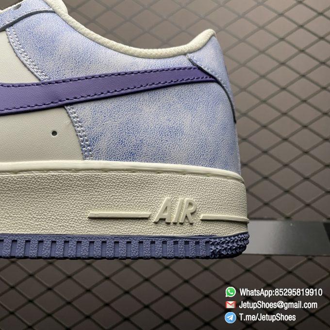 RepSneakers AF1 Air Force 1 07 Purple Beige Blue Sneakers SKU GK9978 022 Best SNKRS 6