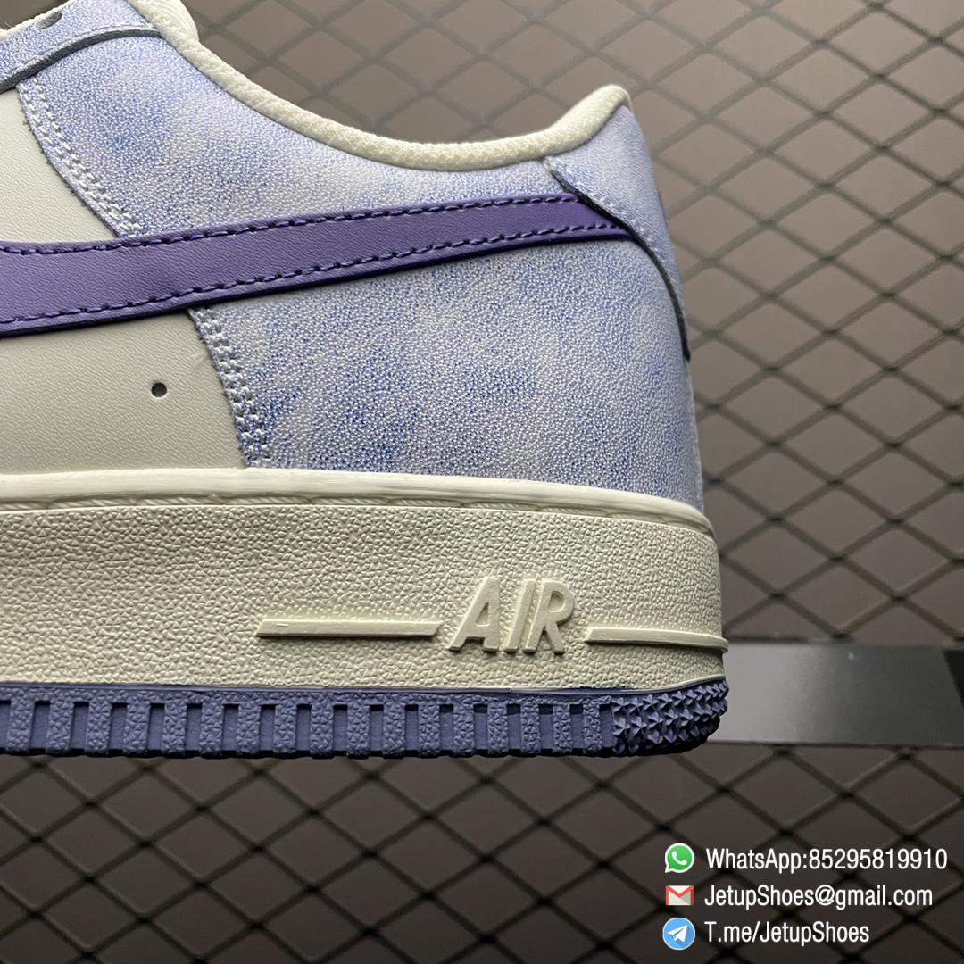 RepSneakers AF1 Air Force 1 07 Purple Beige Blue Sneakers SKU GK9978 022 Best SNKRS 6